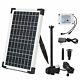 12 Watt Solar Panel And Charge Cable For Sun Powered Fountain, Pond Aeration