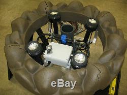 1 1/2HP Turtle Fountain Liberator Floating Lake and Pond Aerator withLights (USA)