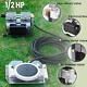 1/2 Hp 4.1 Cfm Pond Aerator Pump Compressor Weighted Tube Diffuser System 2 Acre