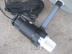 1hp CasCade 5000 Floating Pond Fountain Aerator 150ft Cord, Light & Timer