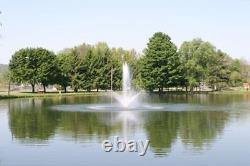 1hp CasCade 5000 LARGE Floating Pond Fountain. Light, Timer 100ft 3-Day SPECIAL