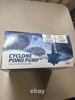 3100 gph cyclone pump for ponds, fountains, waterfalls, and water circulation