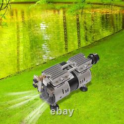 3/4HP Pond Aerator 5.2 CFM Timer Pond Pump Aeration System 3 Acre Electric Box