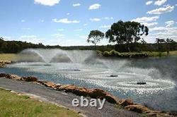 3/4HP VFX Series Aerating Pond Fountain 120V, single phase, 100 ft power