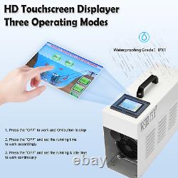 3/4 HP 4.7CFM Pond Aerator Touchscreen Displayer Operation Cabinet Tube Diffuser