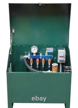 3/4 HP Rotary Vane Pond Aeration Compressor with Locking Cabinet