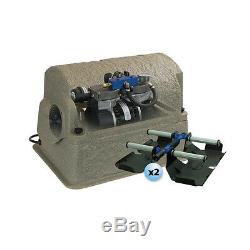 Airmax PS20 Pond Aeration System-aerator with200' Weighted Air Tubing- 2 acres max