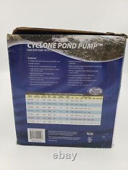 Alpine Corporation Cyclone Pond Pump 8000-GPH with35 ft cord Fountains Waterfalls