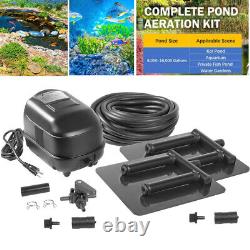 Complete Pond Aeration Kit-for Water Gardens Koi Fish Ponds 8,000-16,000 Gallons