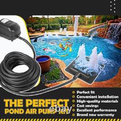 Complete Pond Aeration Kit for Water Gardens and Koi Ponds 8,000-16,000 Gallons
