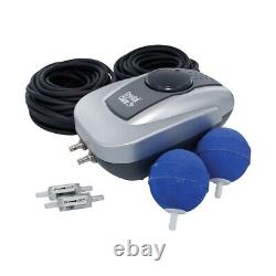 CrystalClear PondAir 2 Pond Aerator COMPLETE KIT Airstones Check Valves Tubing