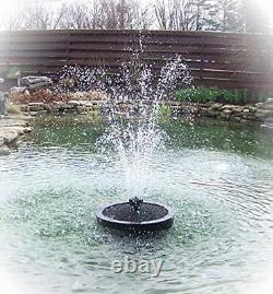 Custom Pro 5200 Floating Fountain Aerator withPump & 120 RBG LED Lights-100' Cord