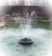Custom Pro 5200 Floating Fountain Aerator Withpump & 120 Rbg Led Lights With33' Cord