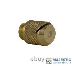 DeAngelo Pool Fan Aerator Brass