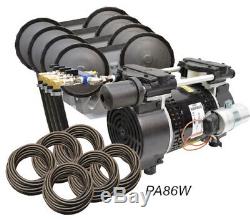 EasyPro Rocking Piston Pond Aeration Kit 3/4HP Kit with Tubing & Diffusers PA86W