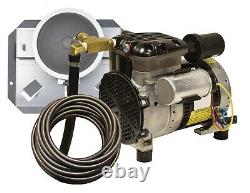 EasyPro Rocking Piston Pond Aeration System 1/4 HP Kit with Quick Sink Tubing