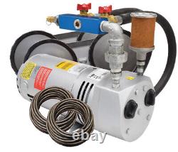 EasyPro Rotary Vane Pond Aeration System 1/4 HP Kit with Tubing & Difusers