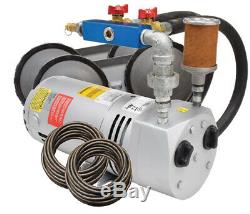 EasyPro Rotary Vane Pond Aeration System 1/4 HP Kit with Tubing & Difusers PA50