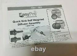 Easy Pro QS1 Quick Sink Self Weighted Single Membrane Pond Air Diffuser