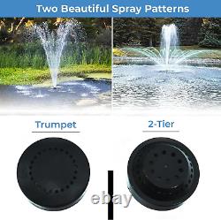 FT 14000 Floating Pond Fountain and Aerator Complete Kit with 14,000 GPH Pump, 1