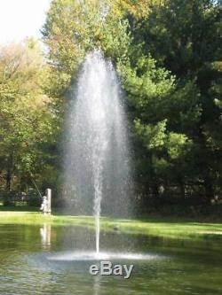 Floating Pond Aqua Fountain & Nozzles decorative-aeration 115v-100ft power cord