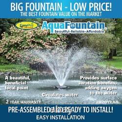 Floating Pond Aqua Fountain & Nozzles decorative-aeration 115v-150ft power cord
