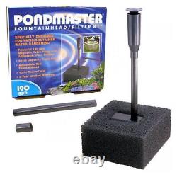 Fountain Head & Filter Kit 190 GPH by Pondmaster