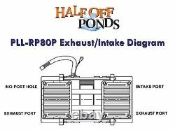 Half Off Ponds PARP-80KDD2 6.7 CFM Aeration System with 2 Double-10 EPDM Diffuser