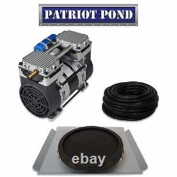 Half Off Ponds WPSPARP-80KSD1 6.7 CFM Air Pump with Single-10 EPDM Diffuser
