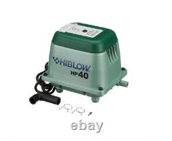 Hiblow HP-40-0110 Aluminum 0.05 HP 120V 0.8A 634 GPH Switchless Septic Air Pump