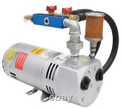 High Volume Rotary Vane Pond Aeration System 1/4 HP Kit with Diffusers