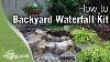 How To Build A Backyard Waterfall