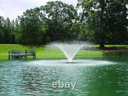 Kasco 1/2HP VFX Series Aerating Pond Fountain, single phase, 50 ft power