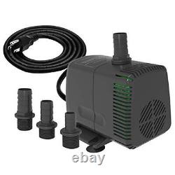Knifel Submersible Pump 880GPH Ultra Quiet with Dry Burning Protection 10.2ft