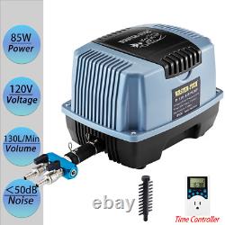 Koi Fish Pond Air Pump Septic Aerator Up to 20000 Gallon Aeration Timer Valve