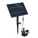 Lewisia Battery Backup Solar Fountain Pump With Led Lighting For Pool Koi Pond