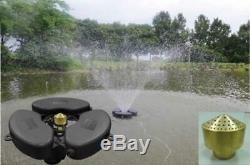 Matala Floating Fountain Pond Aerator 1/2 HP With Type A Nozzle 110V 130 Ft. Pow