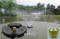 Matala Floating Fountain Pond Aerator With Light Kit 1/2 HP With Type A Nozzle 1