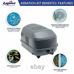 NEW 50 Watt Fish Pond Aeration KIT for 7,000+ Gallon Ponds Winter & Summer Use