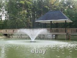NEW Kasco 1 HP VFX4400 Pond & Lake Floating Fountain/Aerator 8' Tall Spray 120v