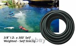 NEW Sinking Aerator Hose Weighted Poly Tubing Air Line Pond Aeration 3/8x300
