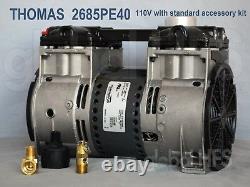New 110v Thomas 2685pe40 Pond Lake Aeration Compressor