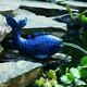Outdoor Garden Fountain Water Aerator Pump Small Koi Fish Pond Spitter Blue