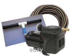 Pond Aeration System 1/20 HP Kit with Double Diffuser + 50 Foot Poly Tubing