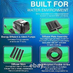Replace for CrystalClear KoiAir 2 Complete Pond Aeration Kit 8000-16,000 Gallons