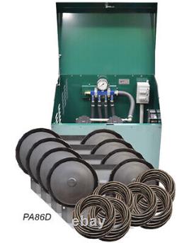 Rocking Piston 3/4 HP Pond Aeration System with Diffusers Tubing Cabinet