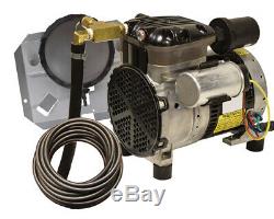 Rocking Piston Pond Aeration System 1/4 HP Kit with Poly Tubing & Diffuser PA34