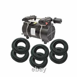 Rocking Piston Pond Aeration system 3/4HP Kit with Quick Sink Tubing