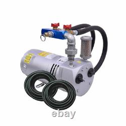 Rotary Vane Pond Aeration System- 1/4 HP Kit with Quick Sink Tubing