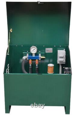Rotary Vane Pond Aeration System 1/4 HP with cabinet (No Diffusers)